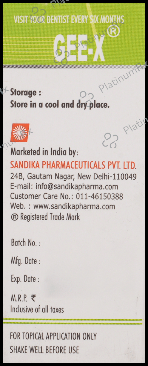 Gee-X Pain Relieving Gel