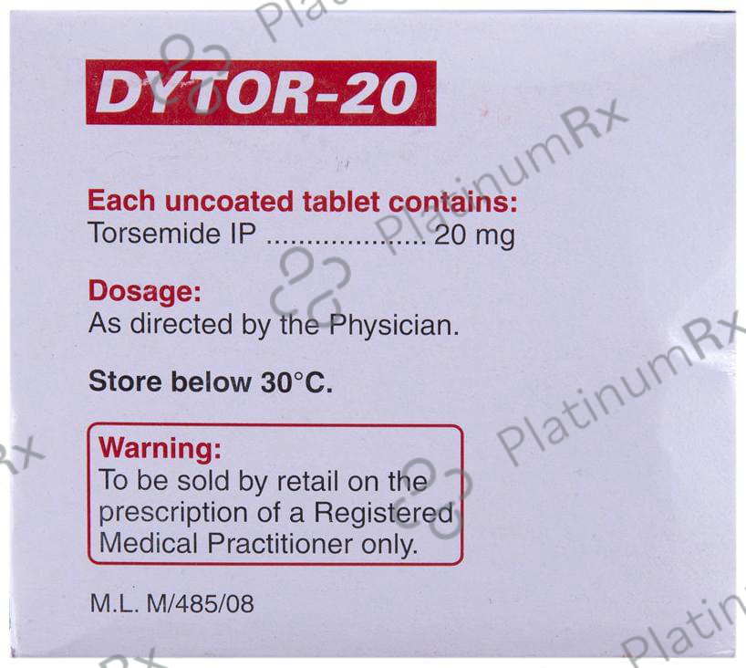 Dytor 20mg Tablet 15s