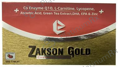 Zakson Gold Strawberry Chewable Tablet