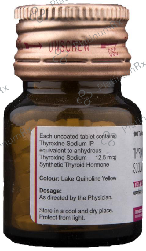 Thyrox 12.5 Tablet 100 tablets