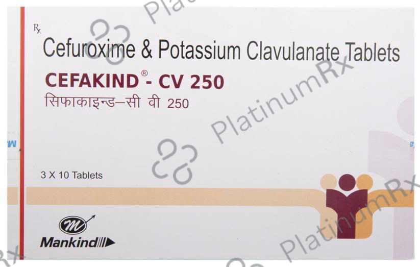 Cefakind CV 250/125mg Tablet 10s
