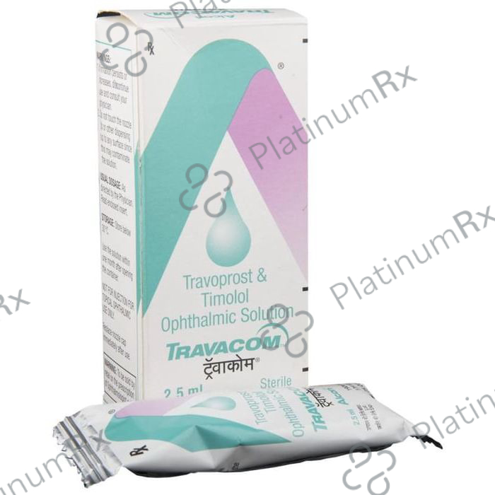 Travacom 5mg/40mcg Eye Drop 1s