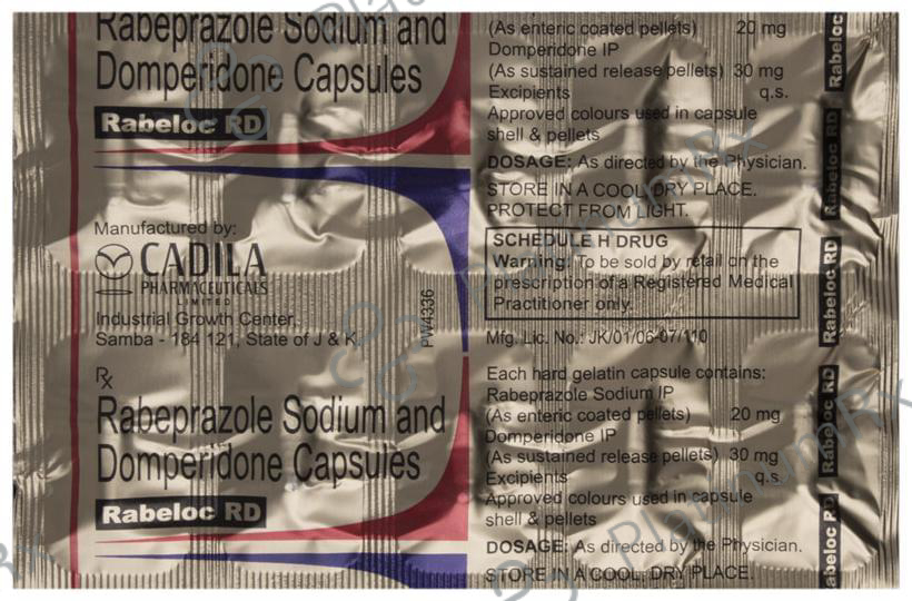 Rabeloc RD 30/20mg Capsule 10s