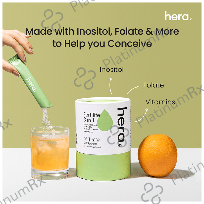Hera Fertilife 3 in 1 Sachet (10gm Each) Orange
