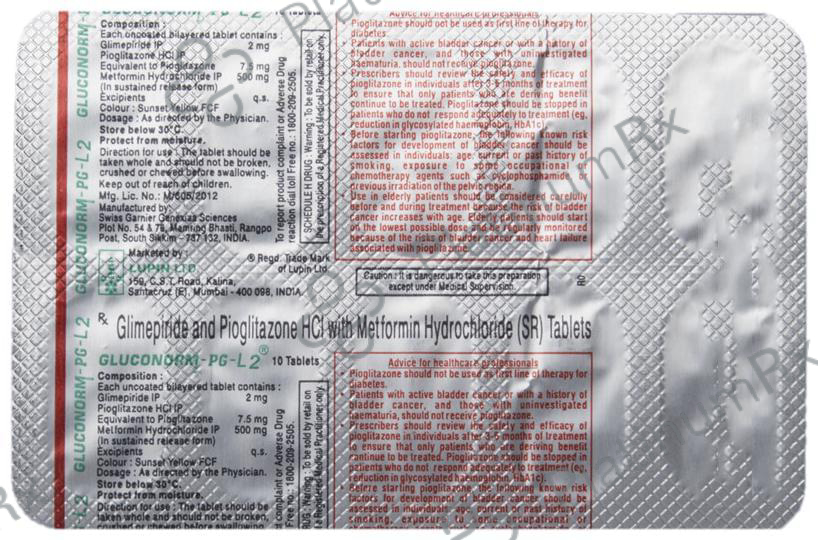 Gluconorm-PG-L2 Tablet SR