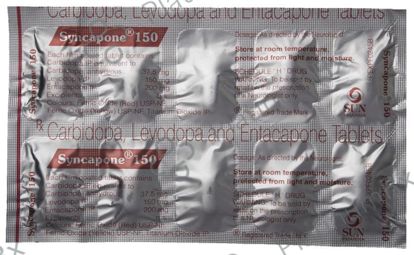 Syncapone 150/37.5/200mg Tablet 10s
