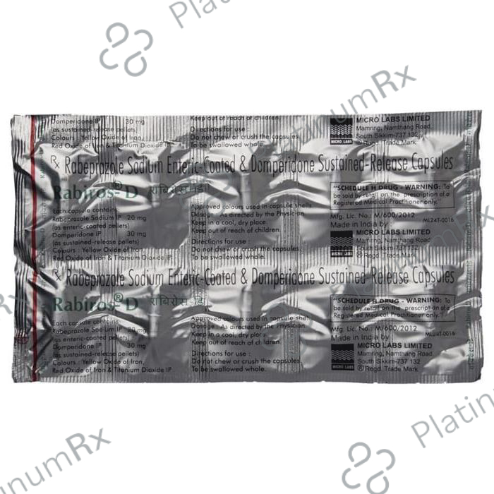 Rabiros D 30/30mg Capsule SR 10s