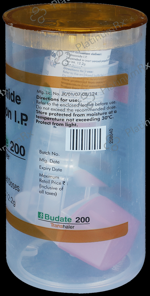 Budate 200mcg Transhaler 200MDI