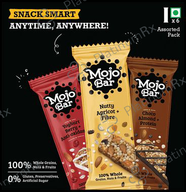 Mojo Bar Assorted Choco Almond, Yoghurt Berry & Nutty Apricot