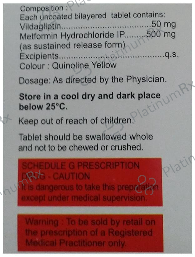 Gluvilda M 50/500mg Tablet SR 15s