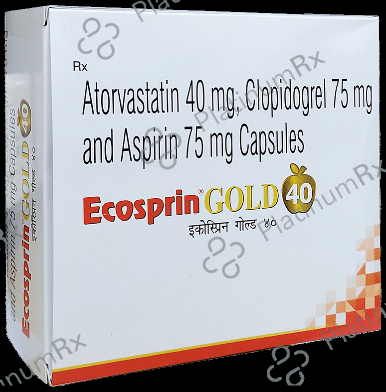 Ecosprin Gold 40/75/75mg Capsule 15s