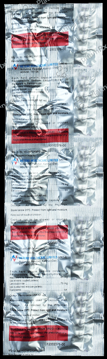 Pantin L 75/40mg Capsule SR 10s