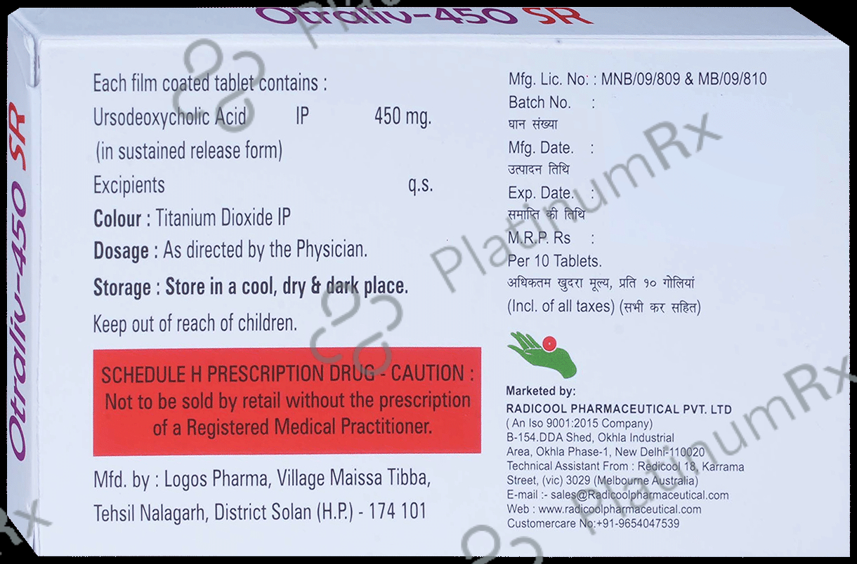 Otraliv 450mg Tablet SR
