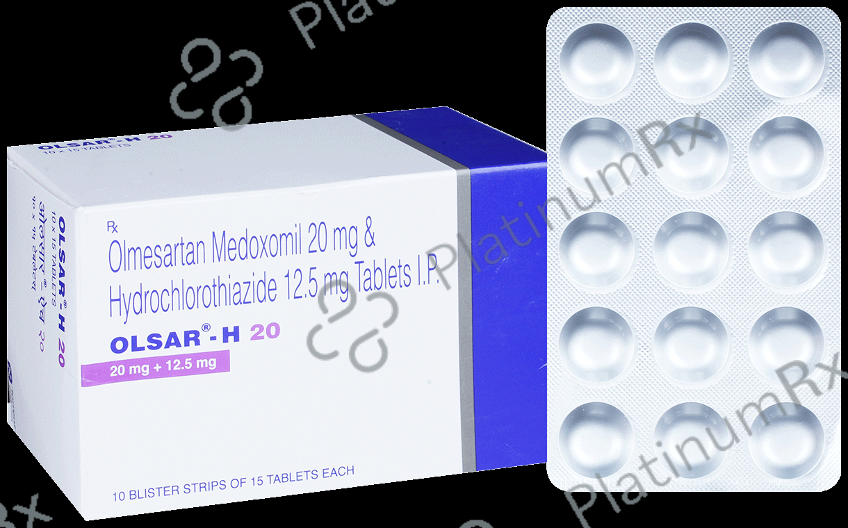 Olsar H 20/12.5mg Tablet 15s