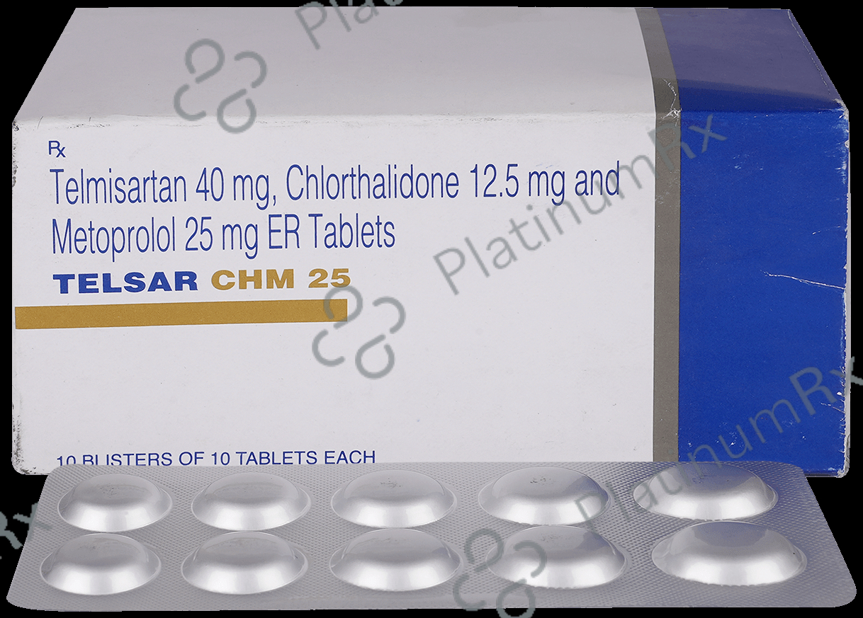 Telsar CHM 12.5/25/40mg Tablet 10s