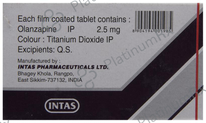 Oliza 2.5mg Tablet 10s