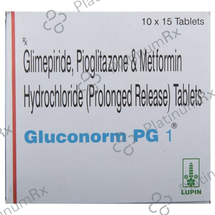 Gluconorm PG 1/500/15mg Tablet PR 15s