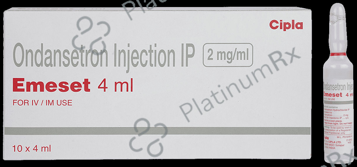 Emeset 2mg/ml Injection (1*4ml Ampoule)