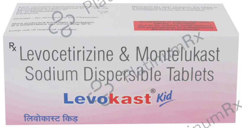 Levokast Kid 2.5/4mg Tablet 10s