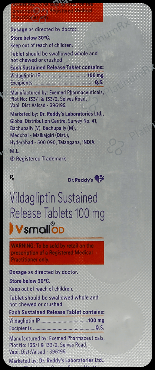 Vsmall OD 100mg Tablet SR