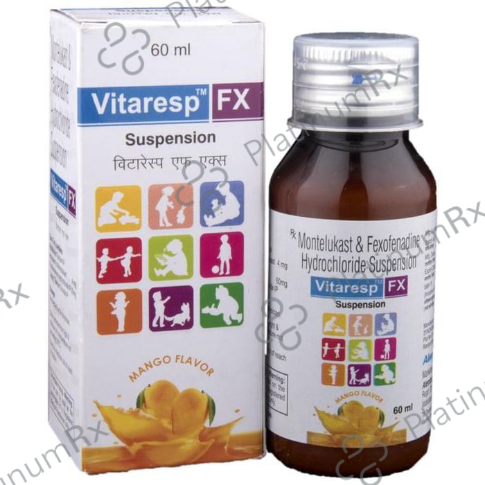 Vitaresp FX 60/4mg Suspension 60ml
