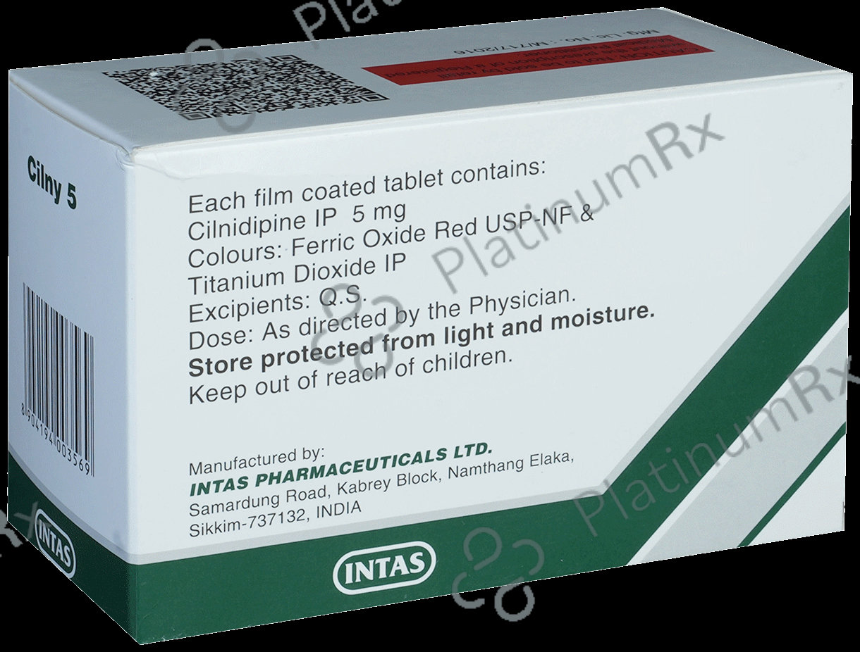 Cilny 5mg Tablet 15s