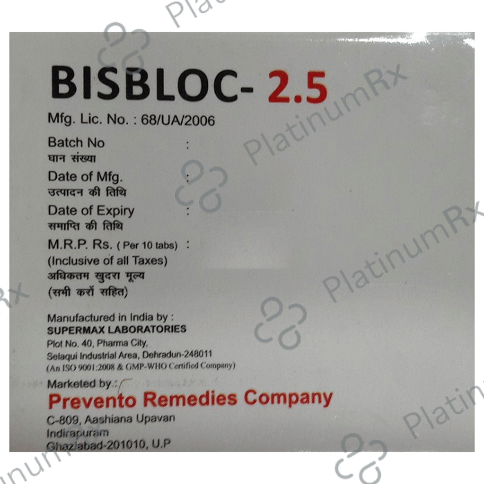Bisbloc 2.5 Tablet