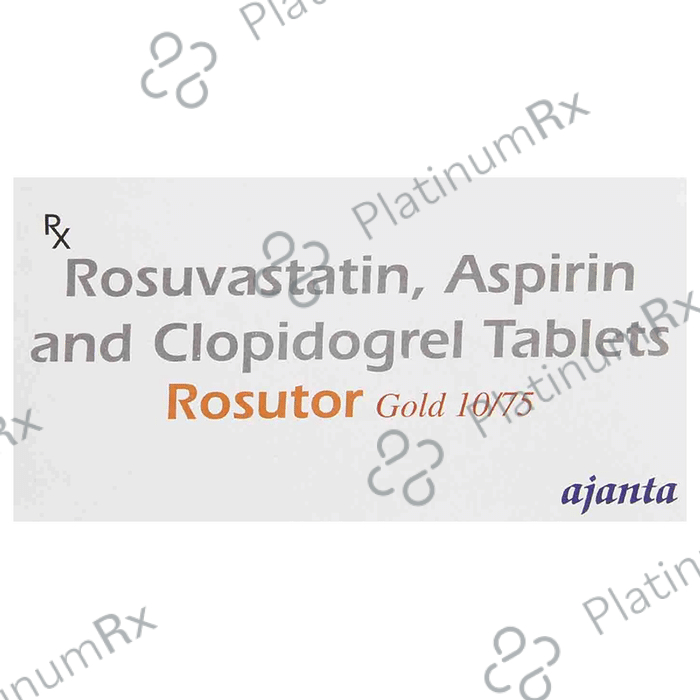 Rosutor Gold 75/75/10mg Tablet 15s