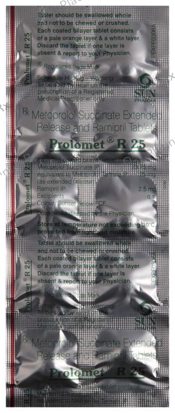 Prolomet R 25/2.5mg Tablet ER 10s
