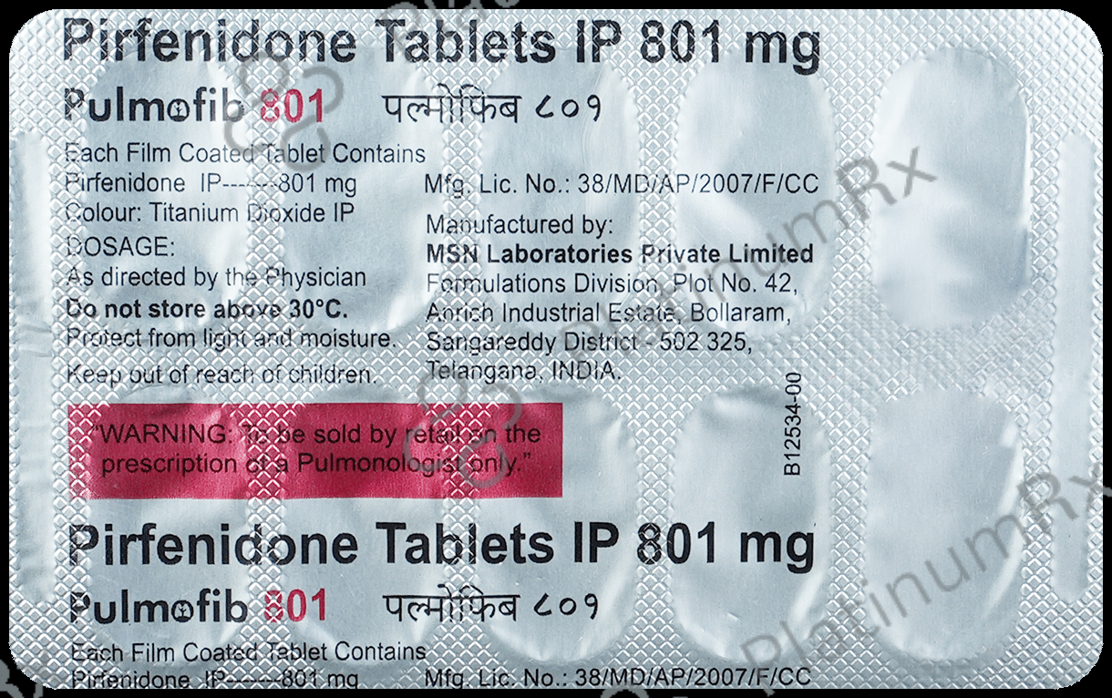 Pulmofib 801mg Tablet