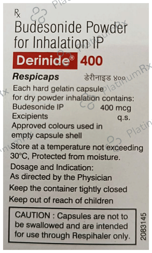 Derinide 400mcg Rotacap