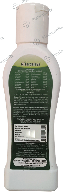 Nisargalaya Brahmi Shampoo