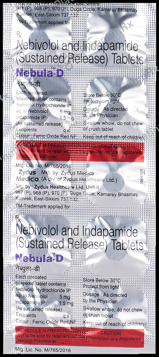 Nebula D 5/1.5mg Tablet SR 10s