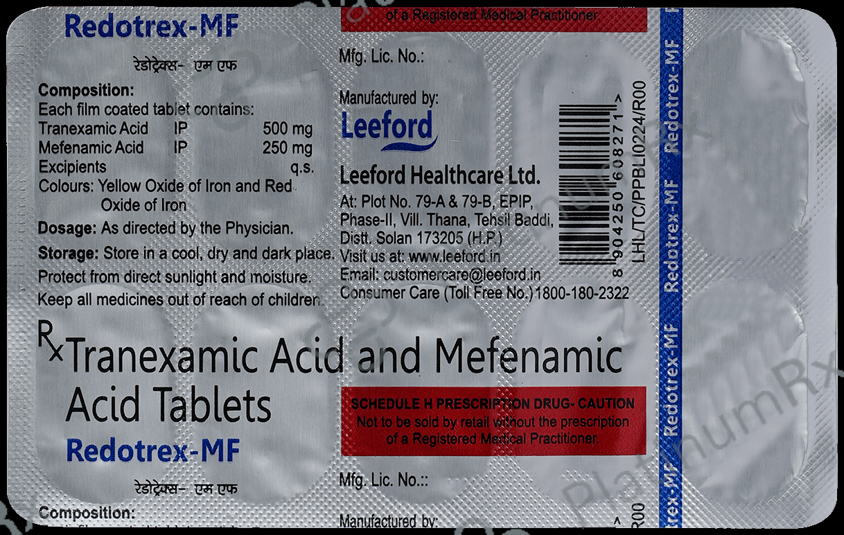 Redotrex MF 500mg/250mg Tablet