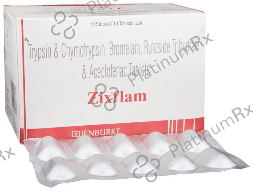 Zixflam Tablet 10s