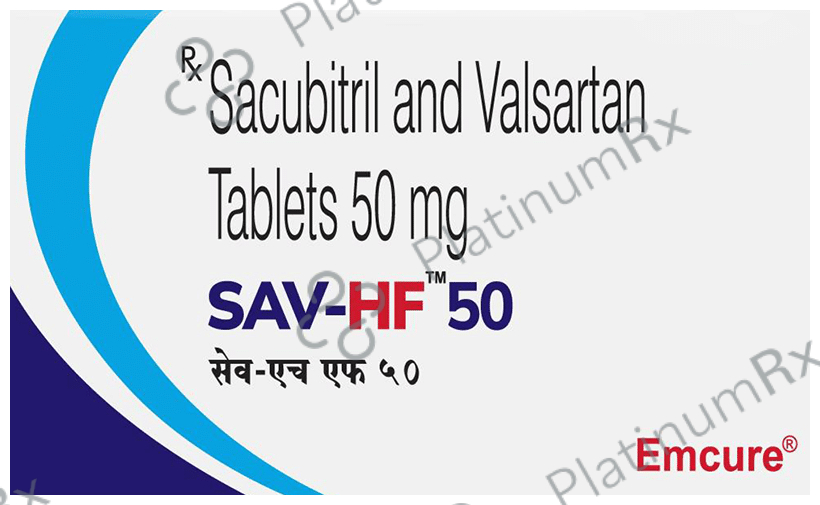 Sav HF 50mg Tablet 10s