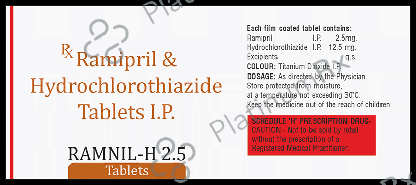 Ramnil H 2.5mg/12.5mg Tablet