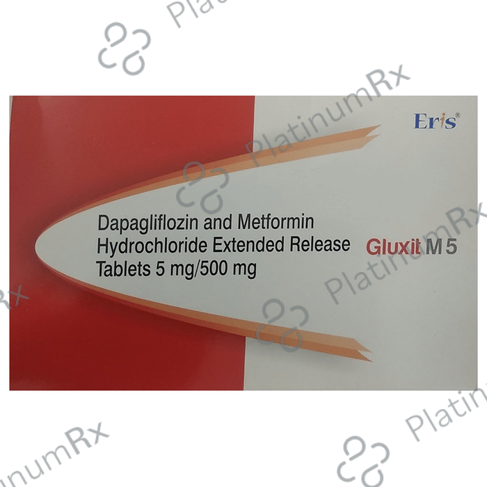 Gluxit M 5/500mg Tablet ER 10s