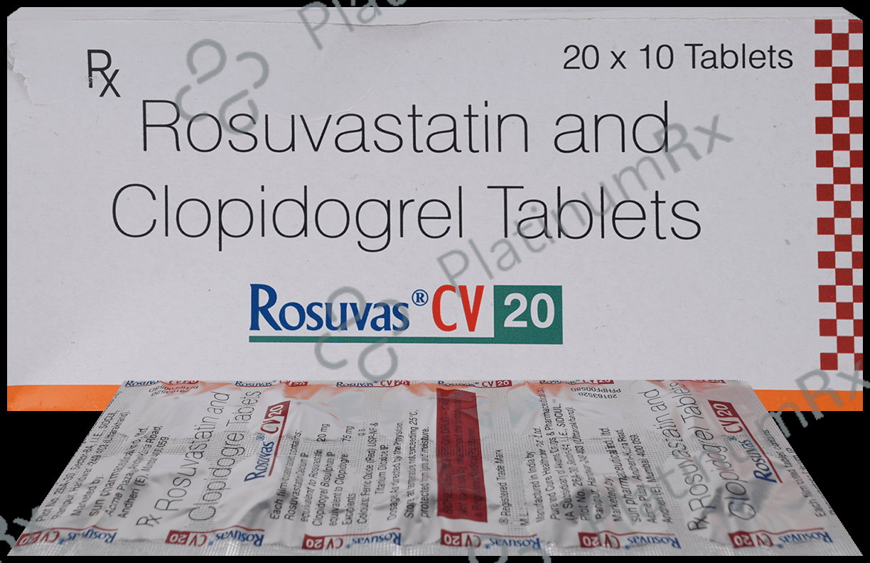 Rosuvas CV 20/75mg Tablet 10s