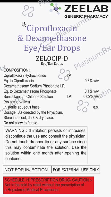 Zelocip-D Eye/Ear Drops