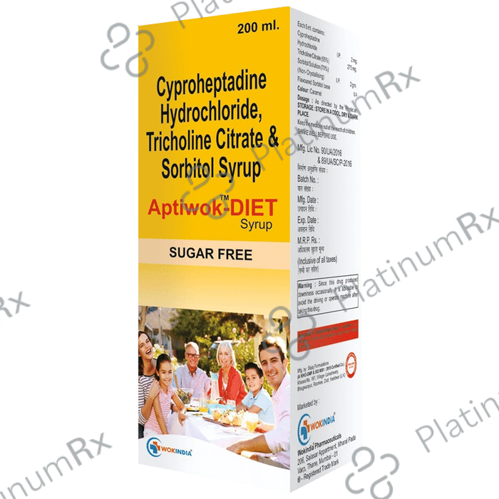 Aptiwok-Diet Syrup Sugar Free