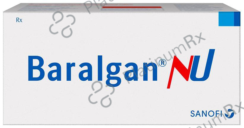 Baralgan NU 20/500mg Tablet 10s