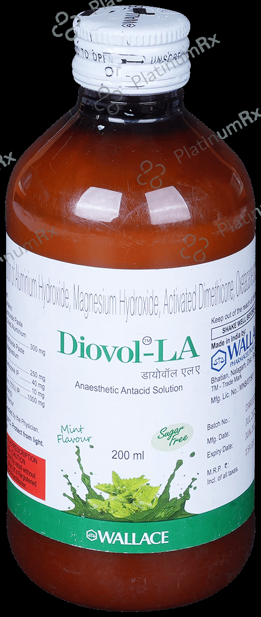 Diovol LA Suspension Mint Sugar Free 200ml