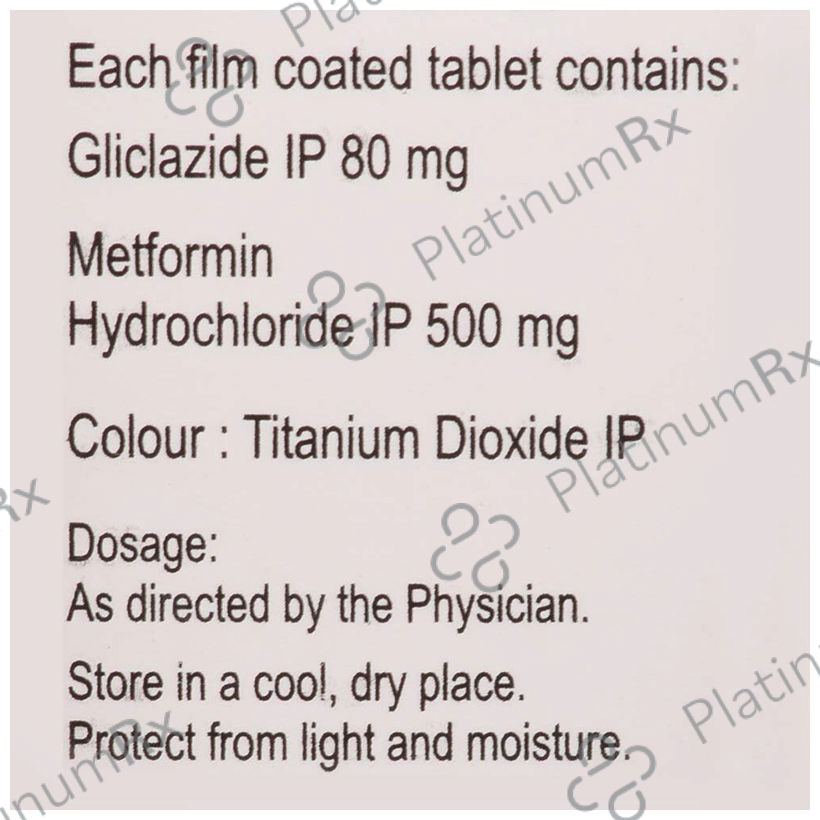 Diabend M 80/500mg Tablet 10s