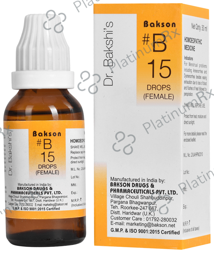 Bakson B15 Female Drop