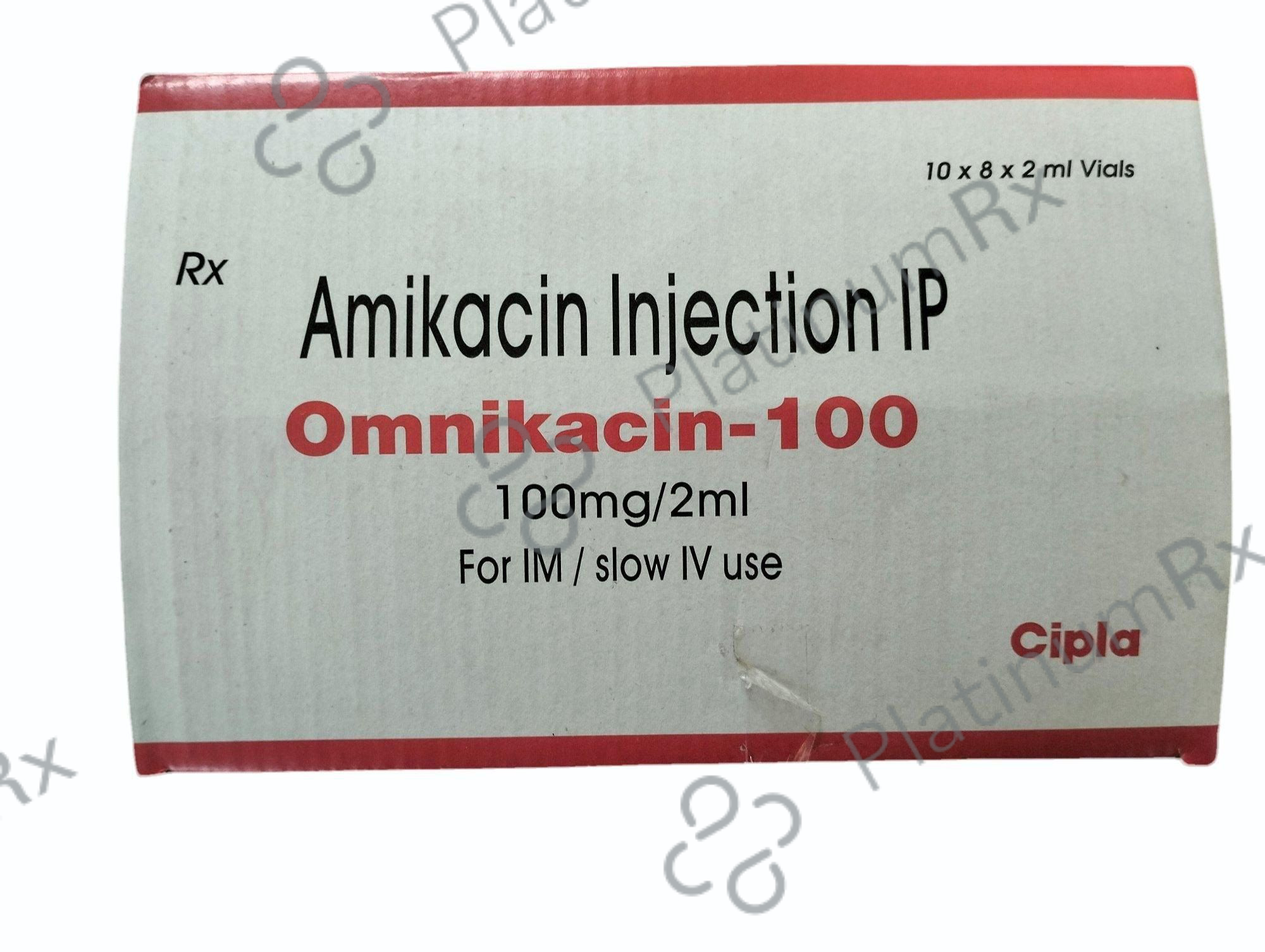 Omnikacin 100mg Injection 2ml