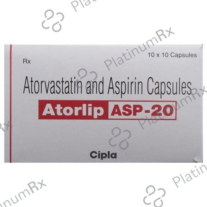 Atorlip ASP 20/75mg Capsule 10s