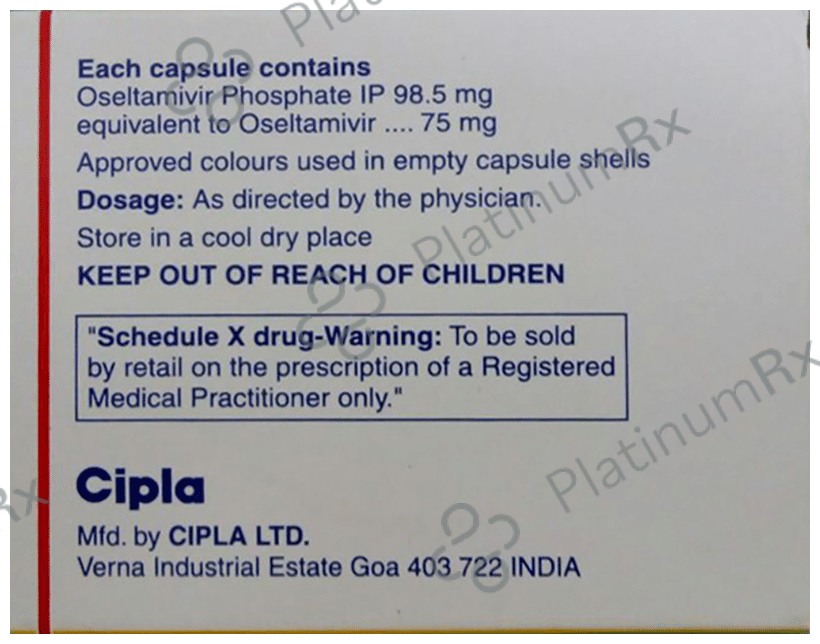 Antiflu 75mg Capsule 10s
