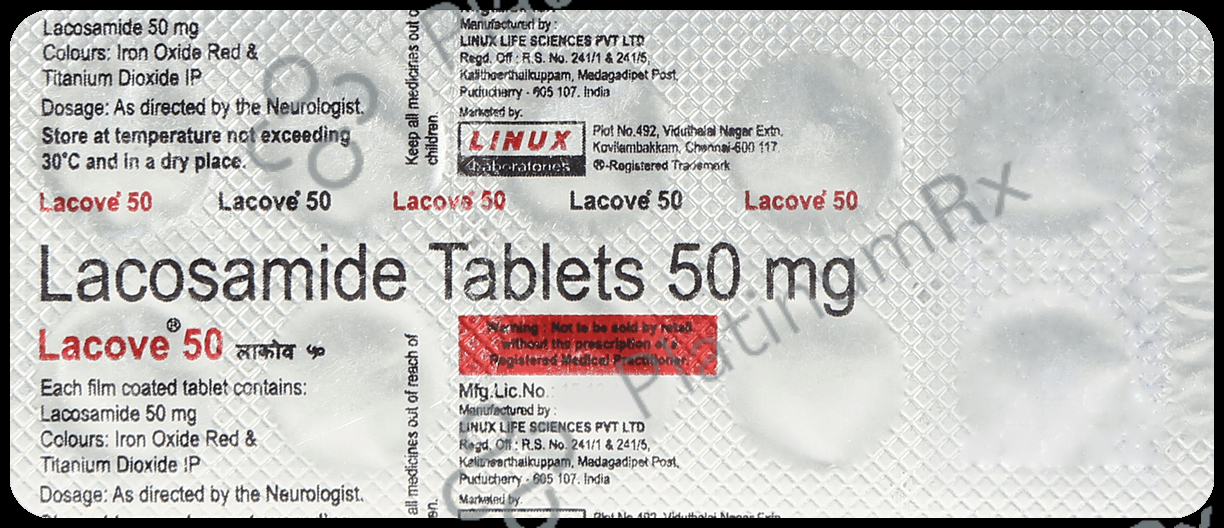 Lacove 50mg Tablet 10s
