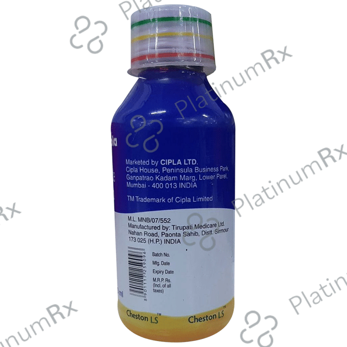Cheston LS 30/50/1mg Syrup 100ml